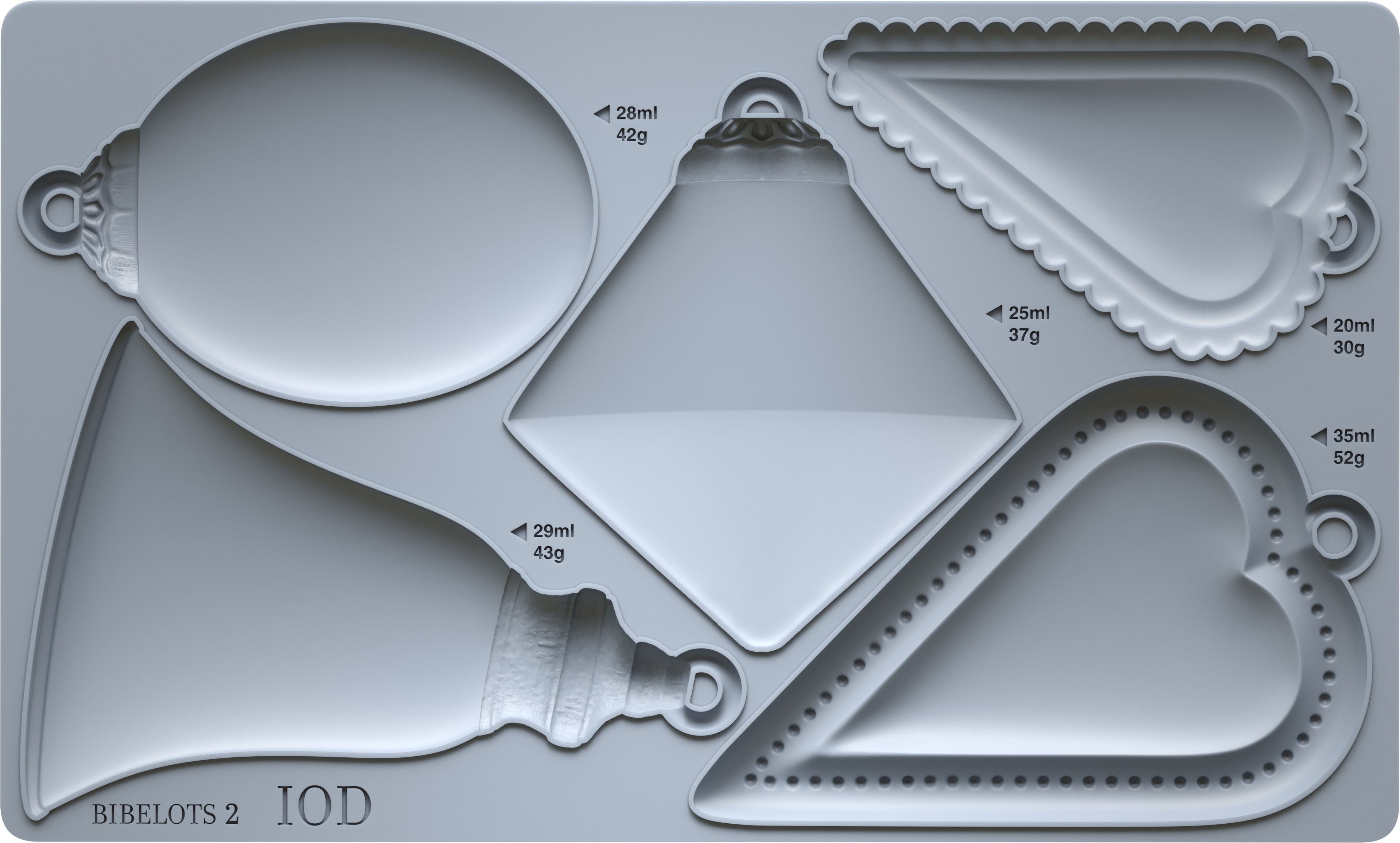 Bibelots 2 | Mould | IOD Iron Orchid Designs