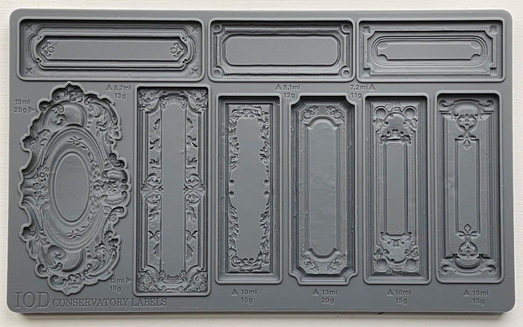 Conservatory Label | Mould | IOD Iron Orchid Designs