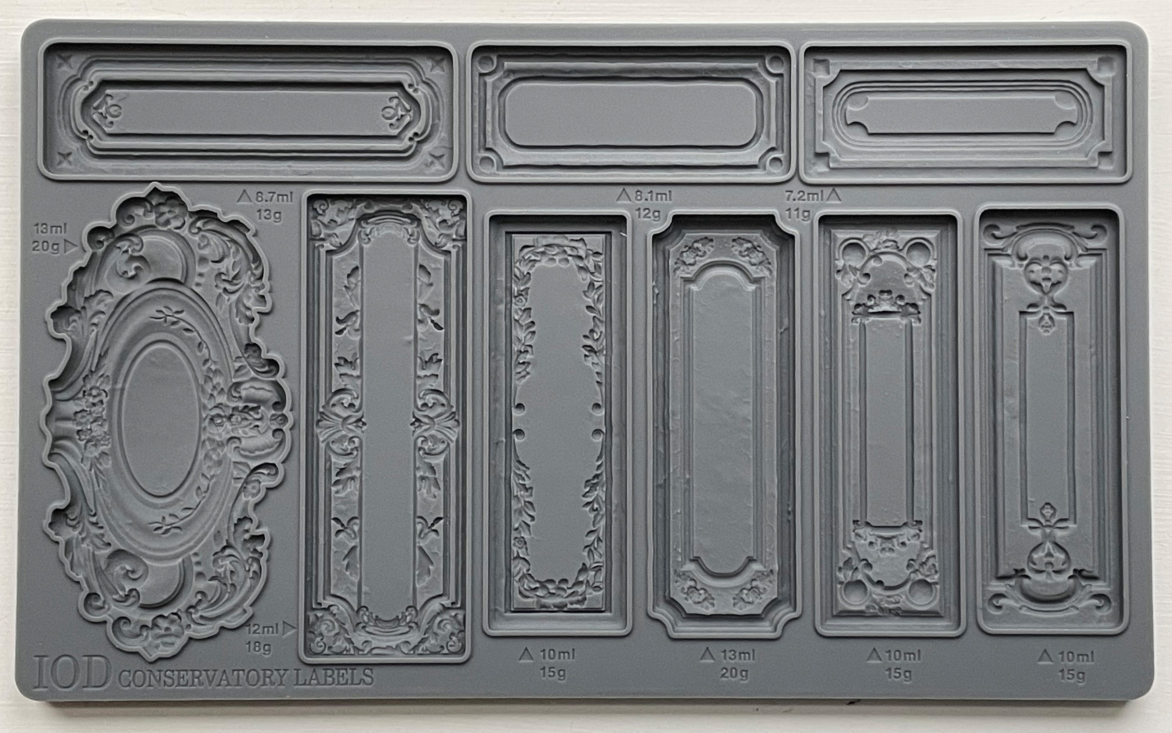 Conservatory Label | Mould | IOD Iron Orchid Designs
