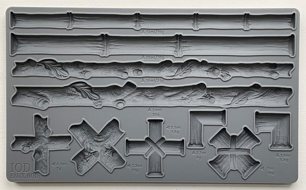 Faux Bois | Mould | Discontinued IOD Iron Orchid Designs