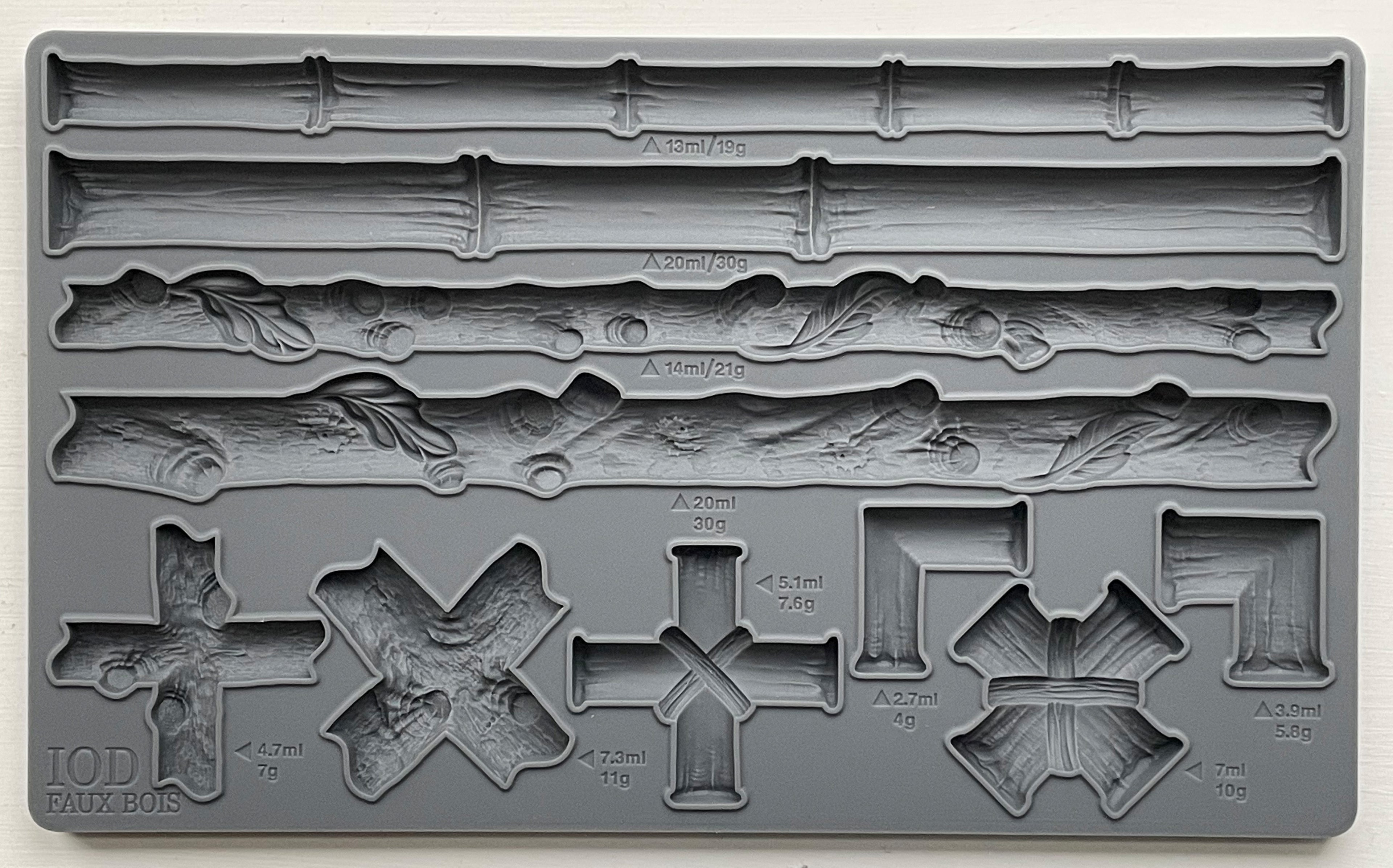 Faux Bois | Mould | Discontinued IOD Iron Orchid Designs
