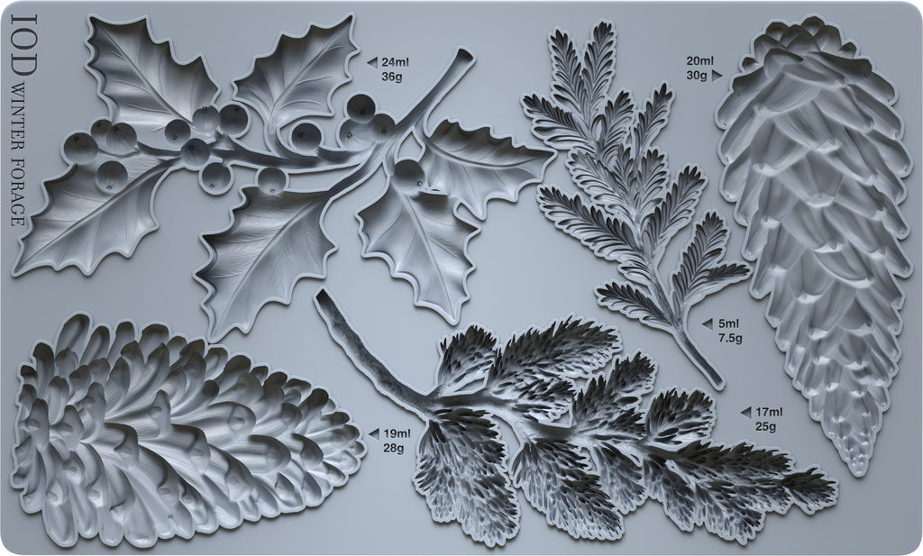 Winter Forage | Mould | IOD Iron Orchid Designs