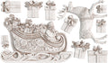 Santa's Sleigh | Mould | IOD Iron Orchid Designs