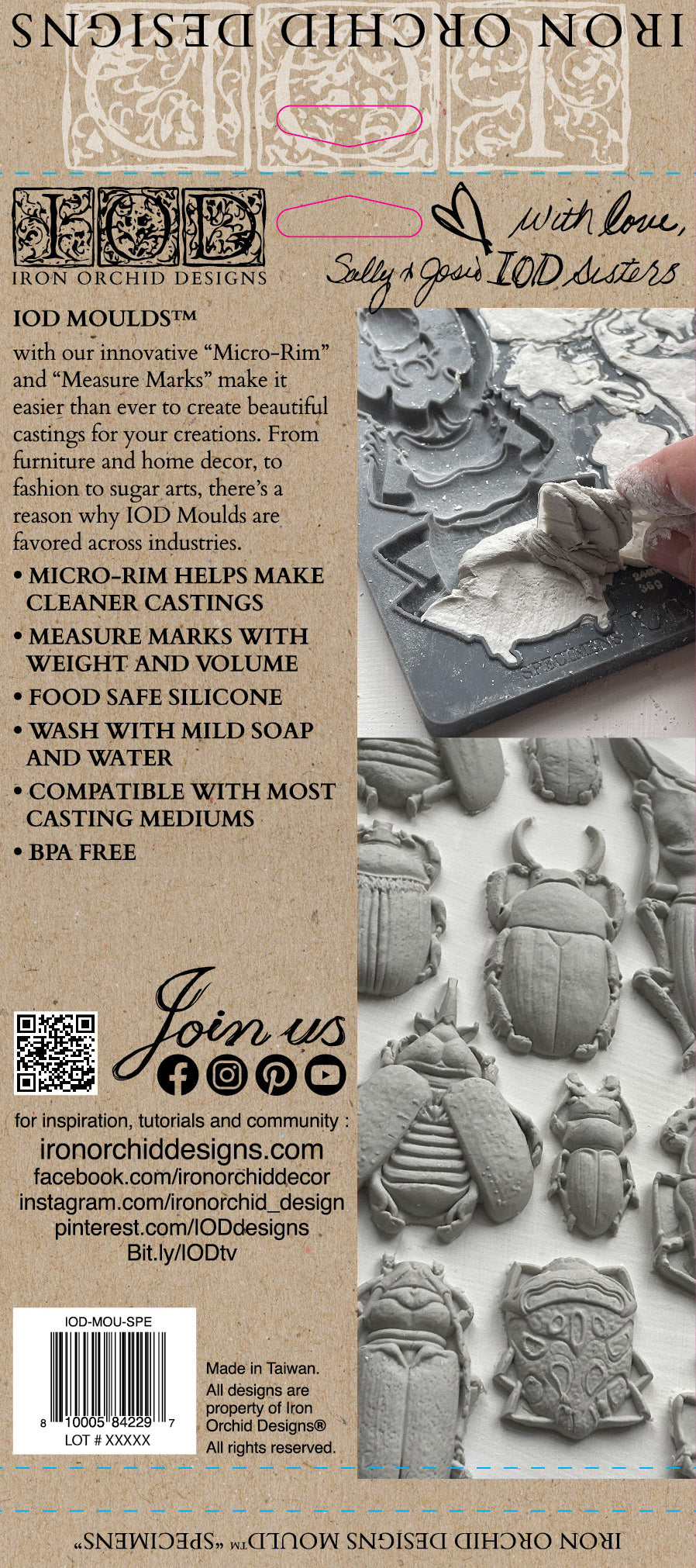 Specimens | Mould | IOD Iron Orchid Designs