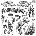 Classical Christmas | Decor Stamp | IOD Iron Orchid Designs