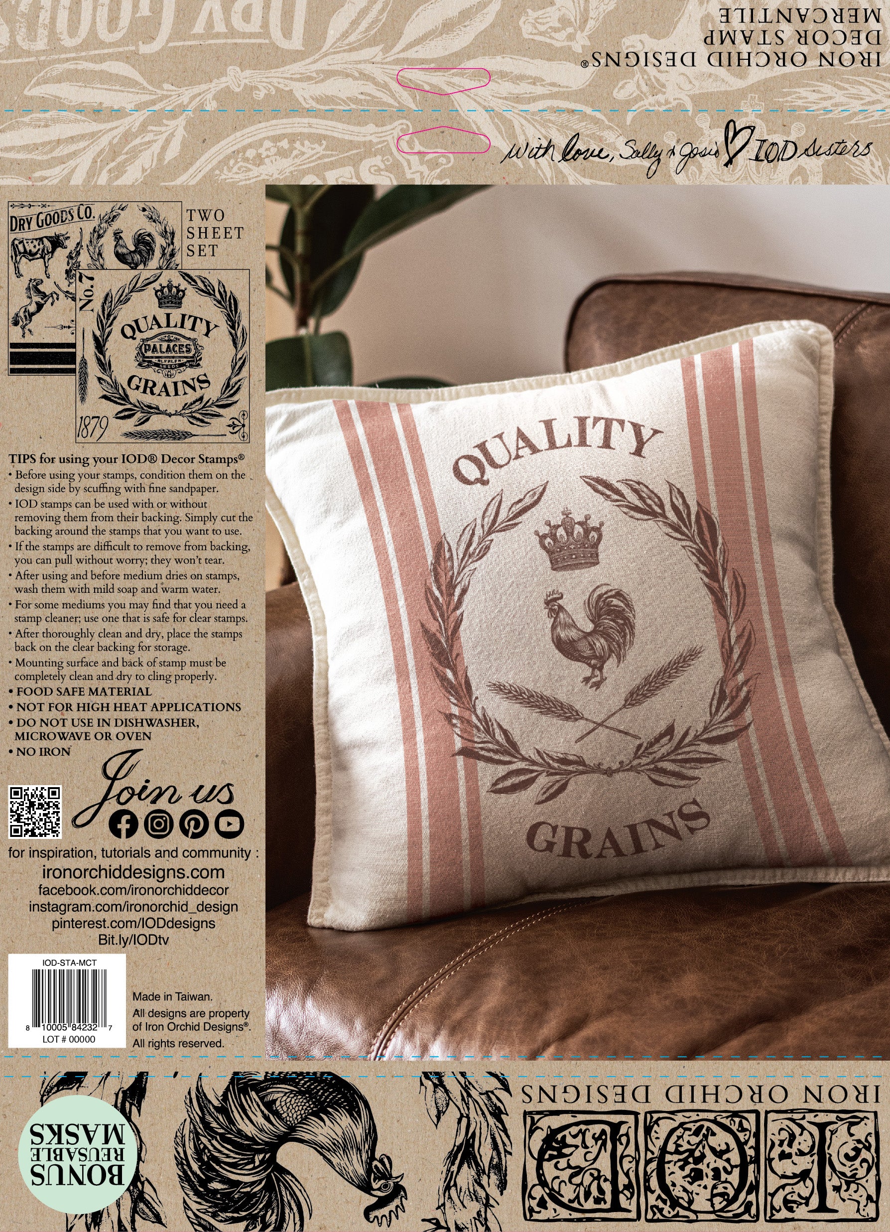 Mercantile | Stamp | IOD Iron Orchid Designs