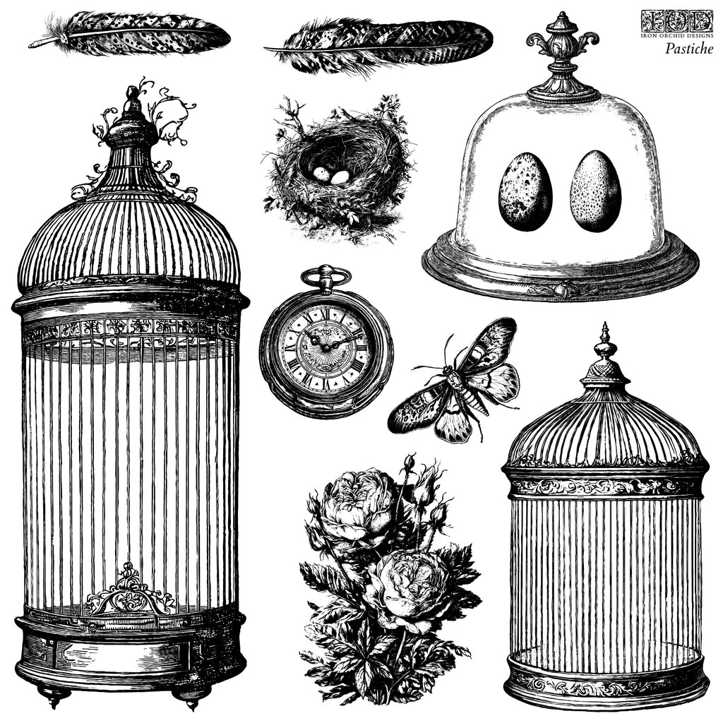 Pastiche | Stamp | IOD Iron Orchid Designs