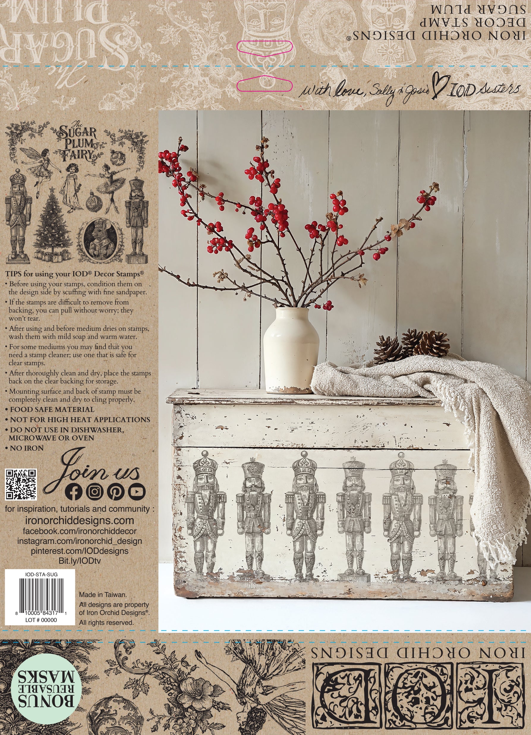 Sugar Plum | Stamp | IOD Iron Orchid Designs