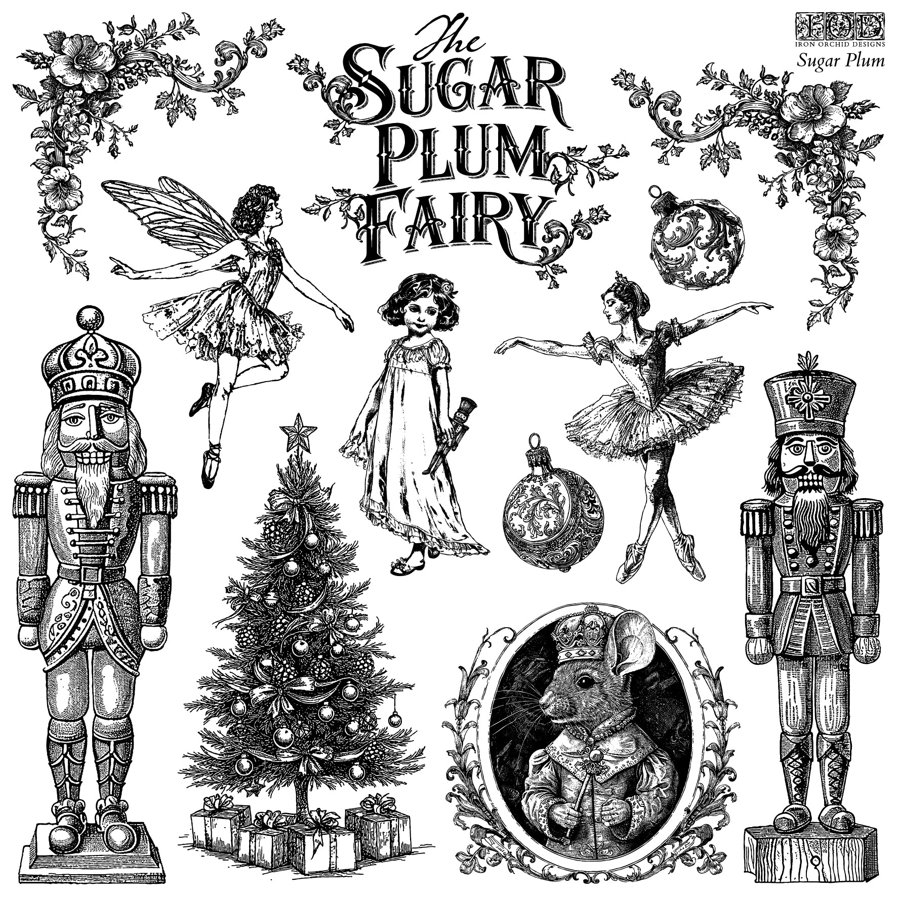 Sugar Plum | Stamp | IOD Iron Orchid Designs