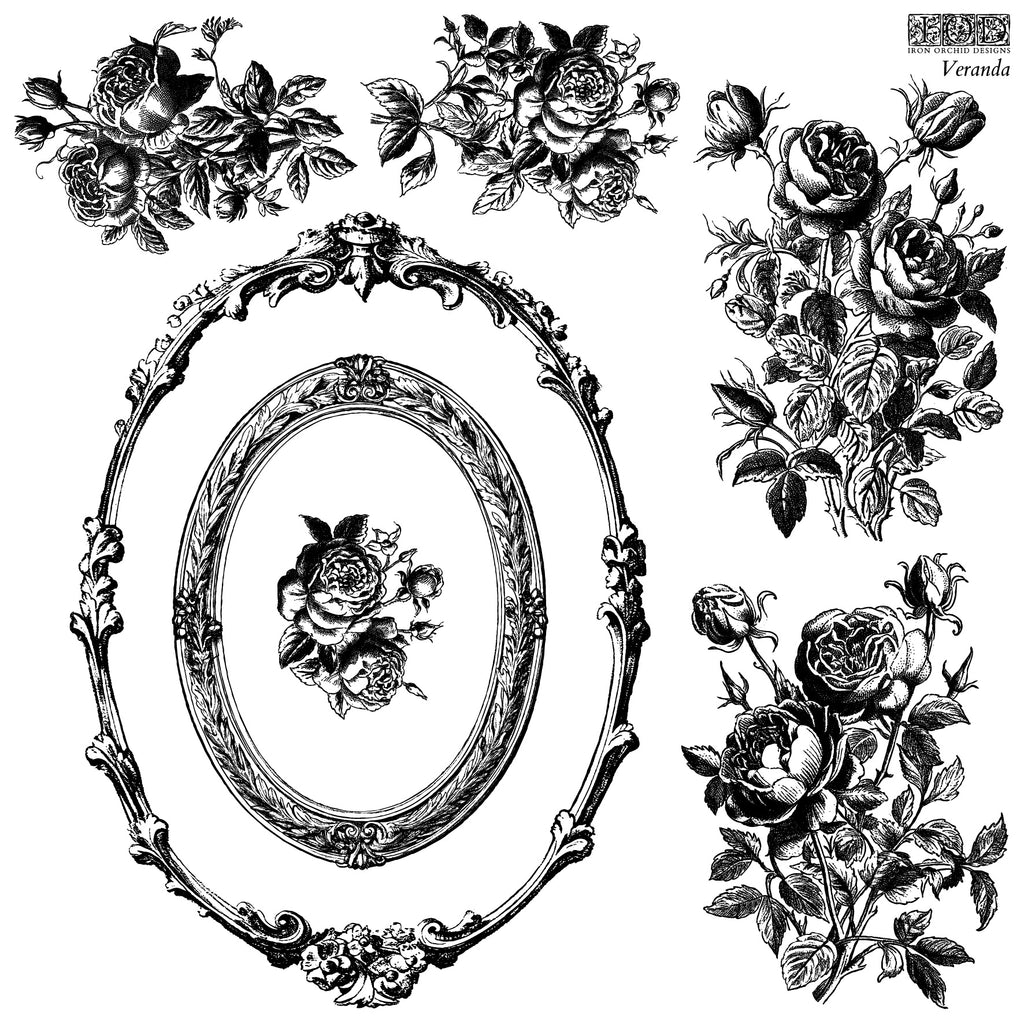 Veranda | Stamp | IOD Iron Orchid Designs