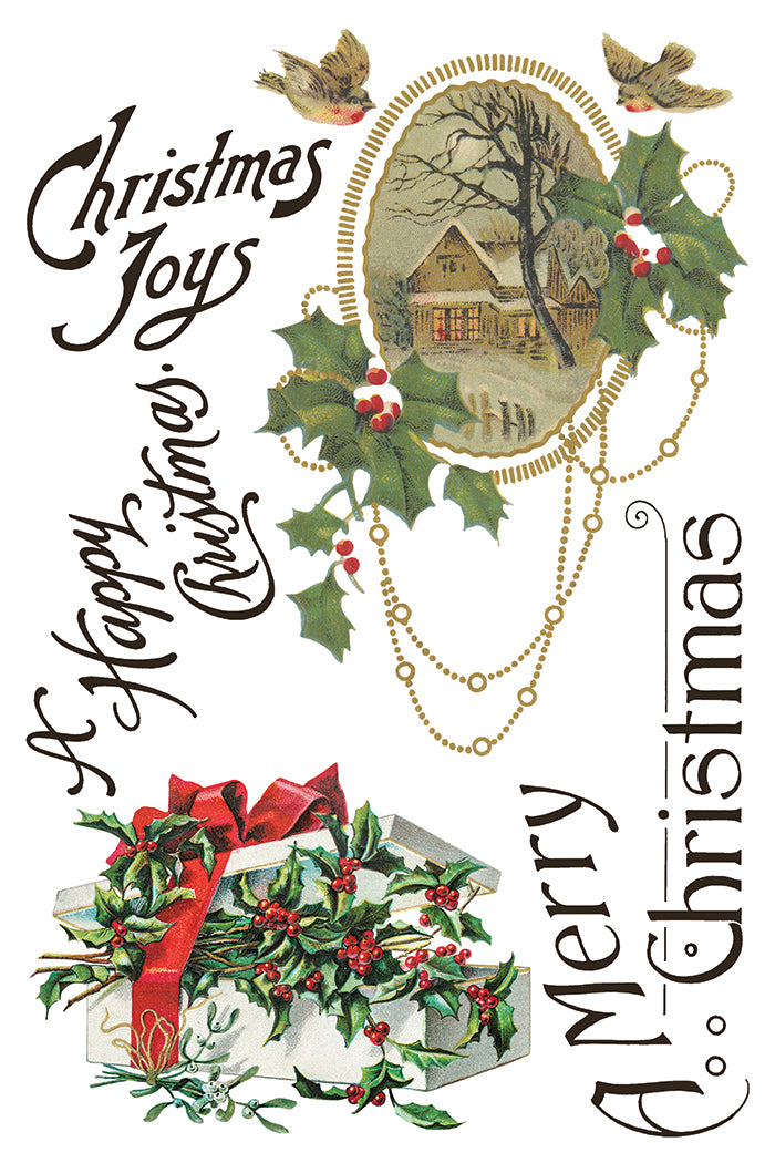 Christmas Joy | Transfer | IOD Iron Orchid Designs