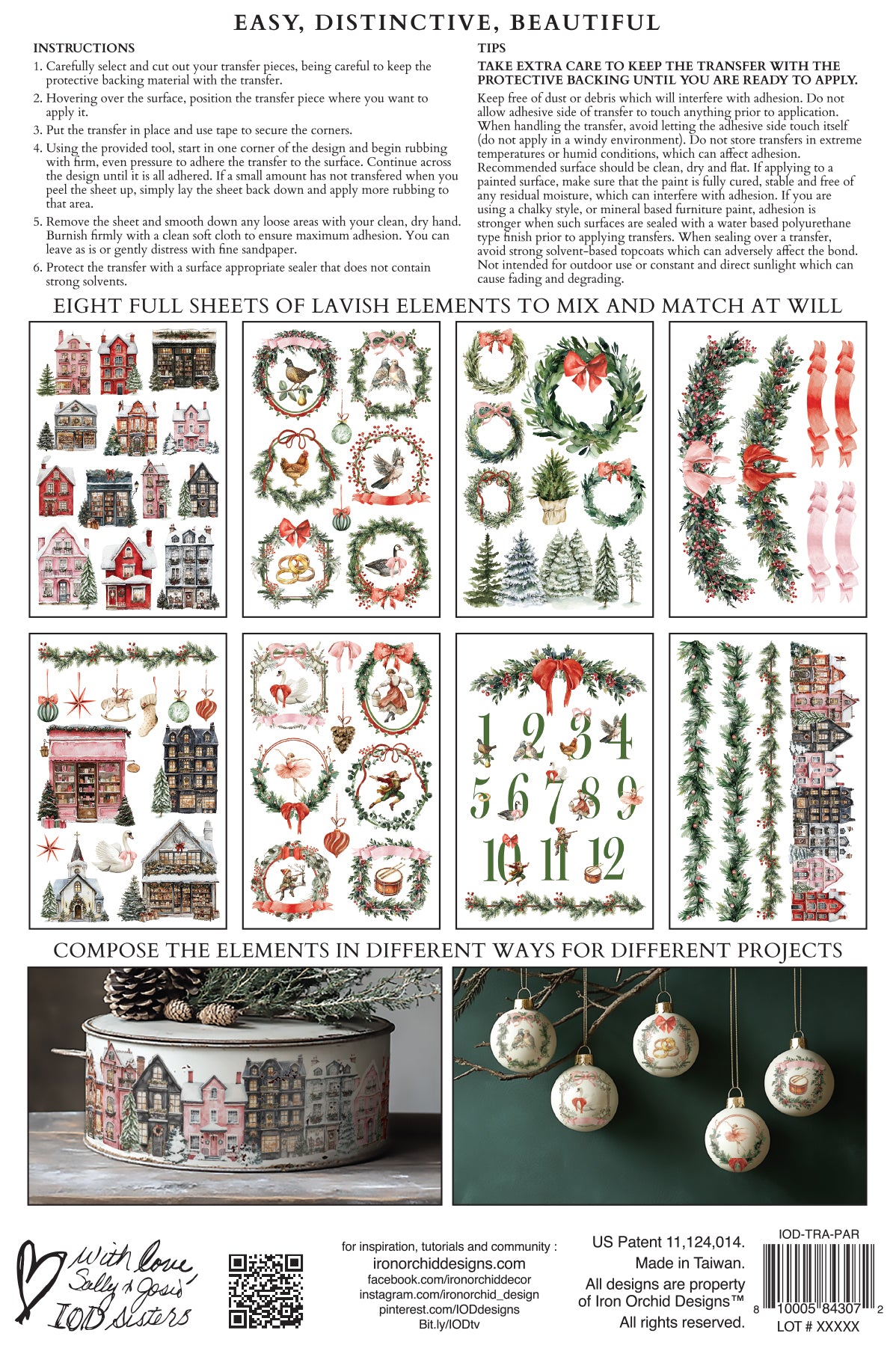 Partridge Lane | Transfer | IOD Iron Orchid Designs