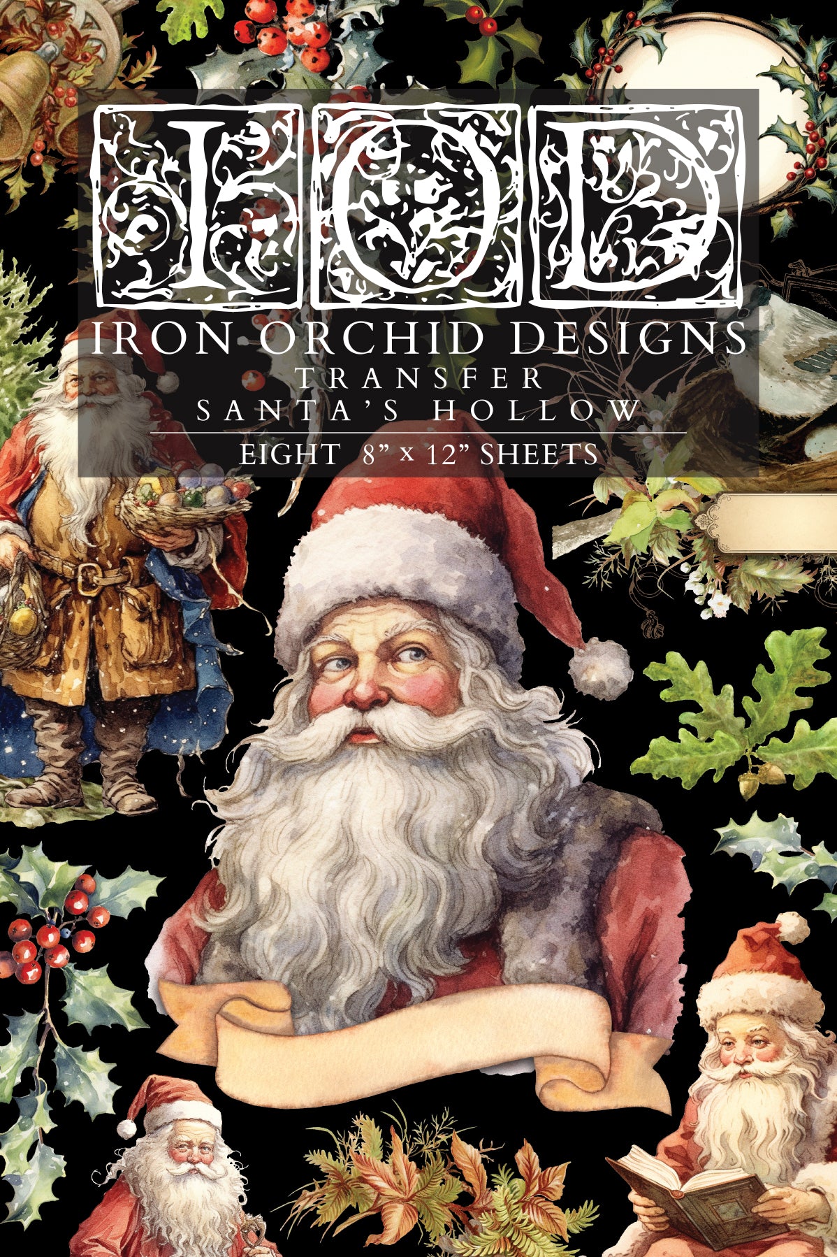 Santa's Hollow | Transfer | IOD Iron Orchid Designs