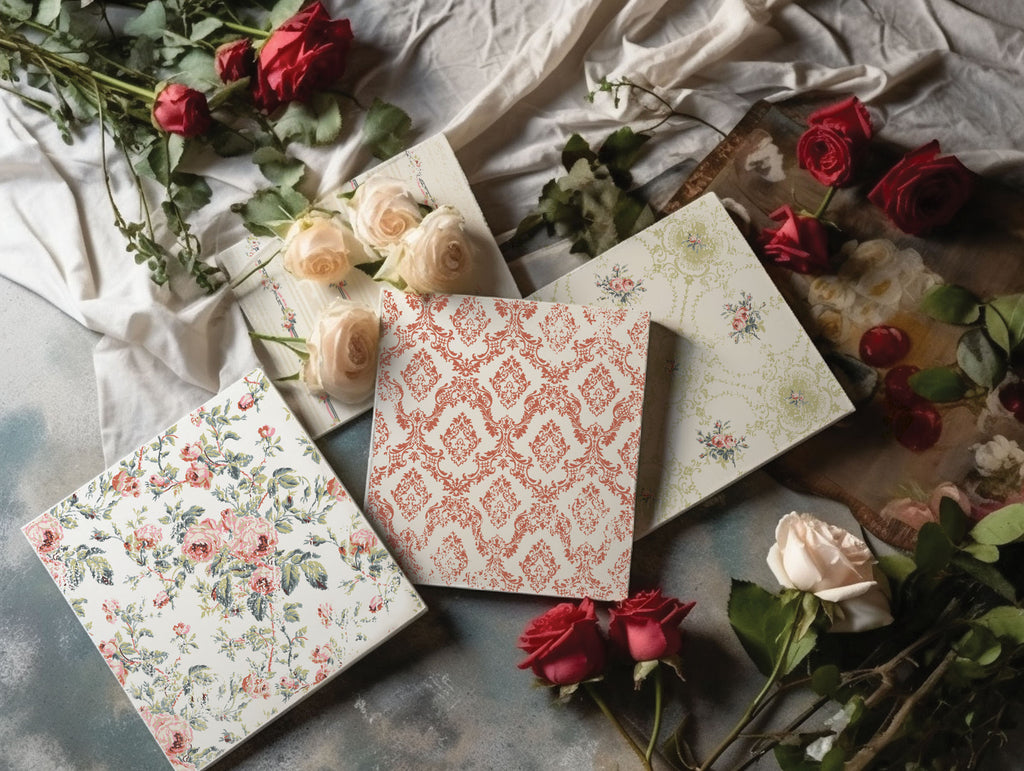 Lattice Rose | Paint Inlay | IOD Iron Orchid Designs