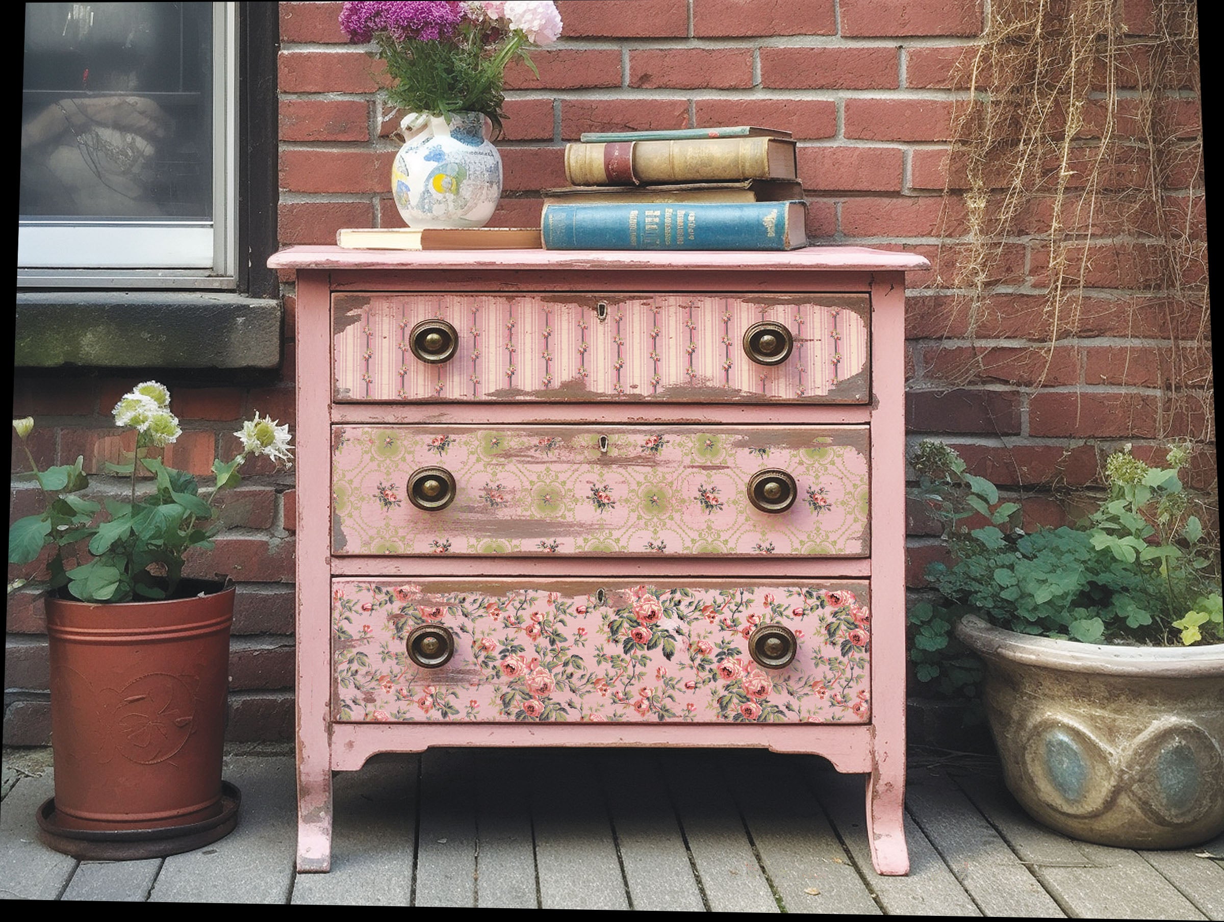 Lattice Rose | Paint Inlay | IOD Iron Orchid Designs