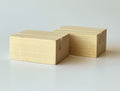 Wood Block Stands Set Of 2 | IOD Iron Orchid Designs