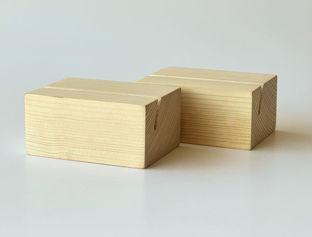 Wood Block Stands Set Of 2 | IOD Iron Orchid Designs