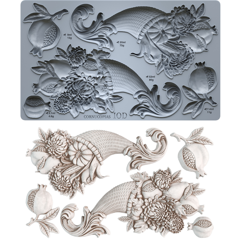Cornucopias | Mould | IOD Iron Orchid Designs
