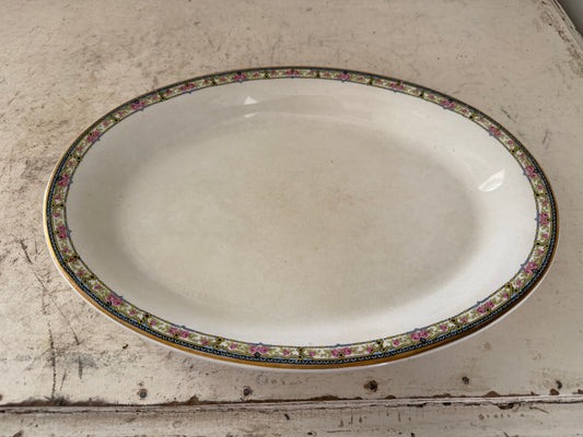 Antique ironstone platter