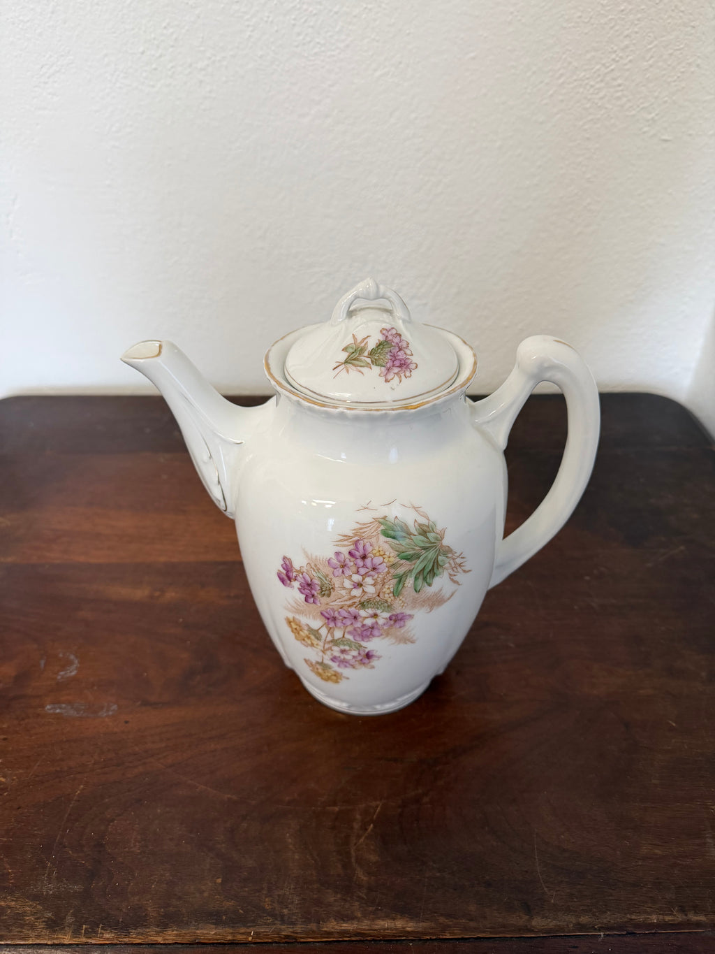 Vintage German Hand Painted Teapot