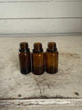 Cobalt blue and amber bottles sold individually