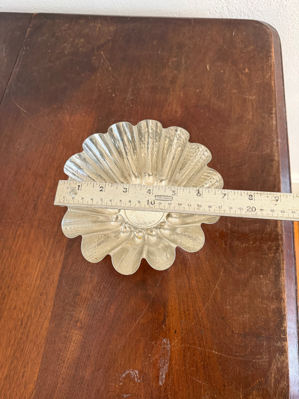 Vintage aluminum tart pan