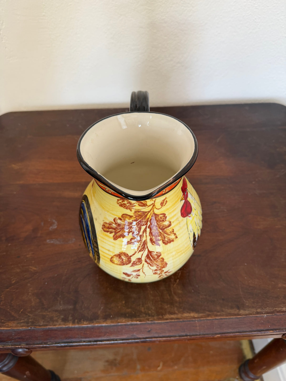 Ceramic Rooster Pitcher