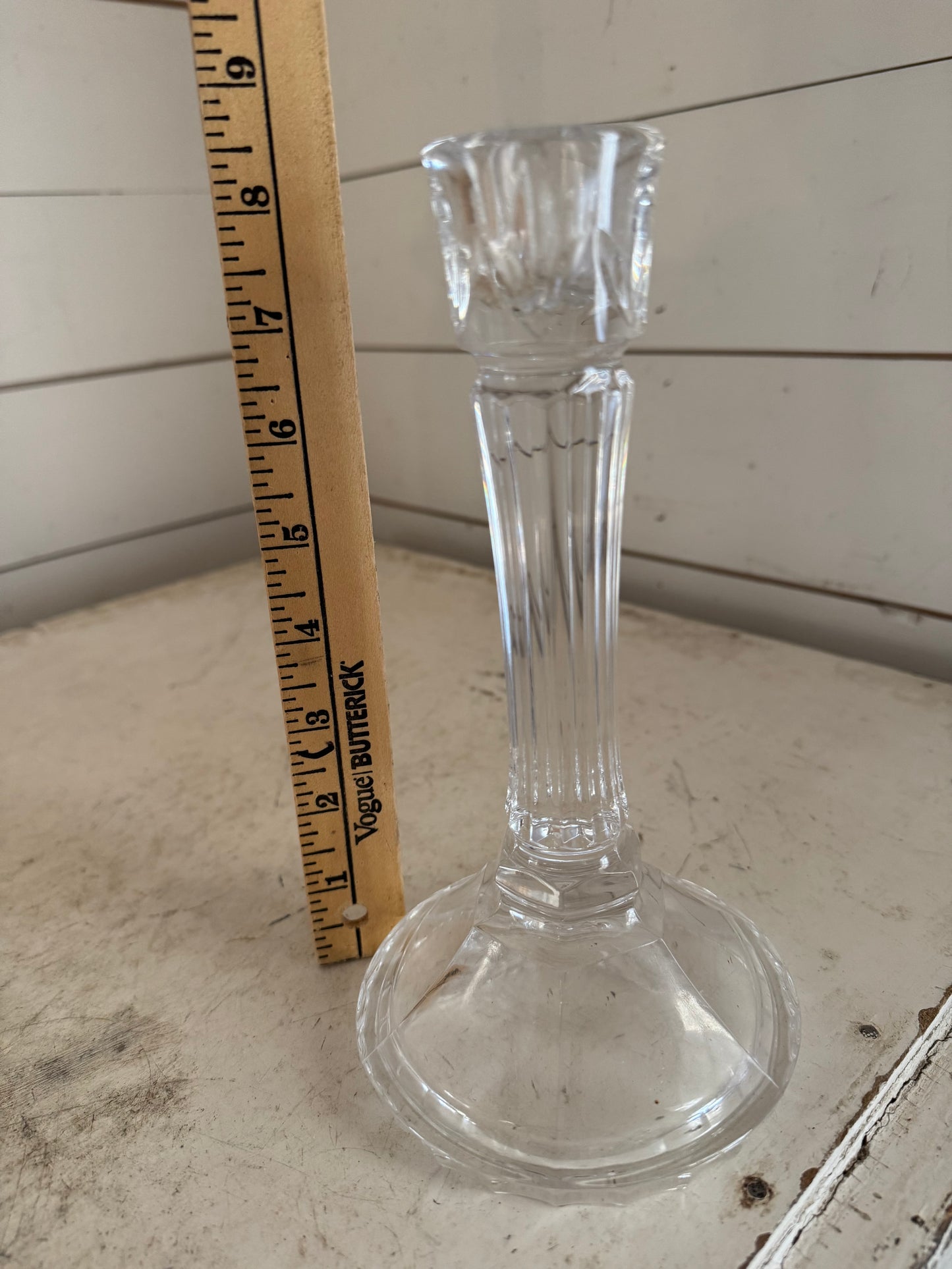 Italian Candlestick Holders 24%  Lead Crystal