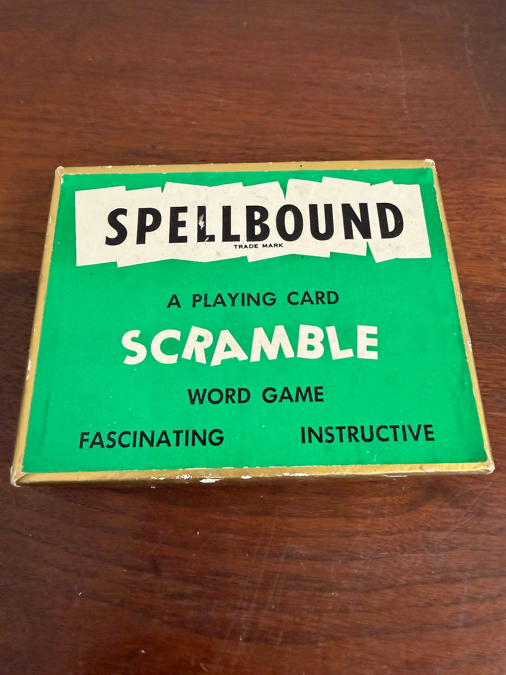 Vintage Spellbound Card Game