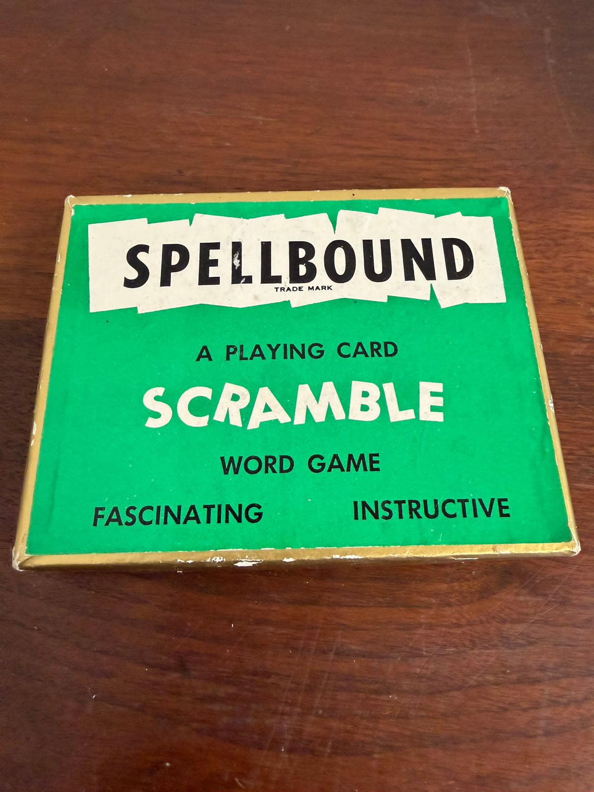 Vintage Spellbound Card Game