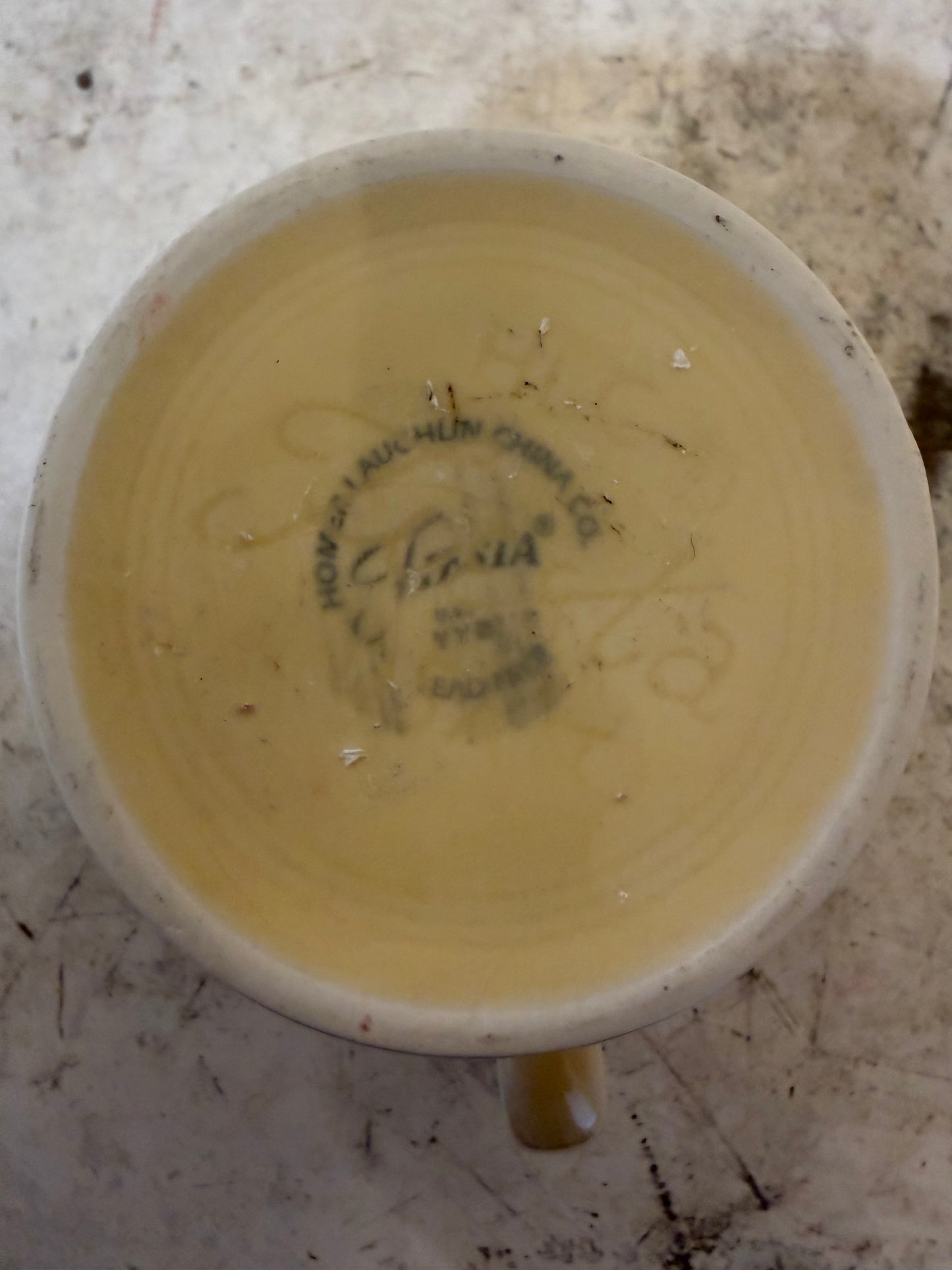 Ivory Yellow Fiesta Mug