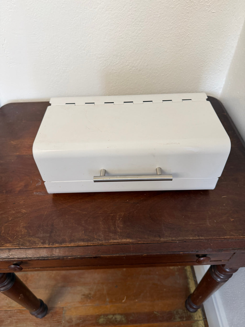 White metal countertop bread box - Will Get Makeover