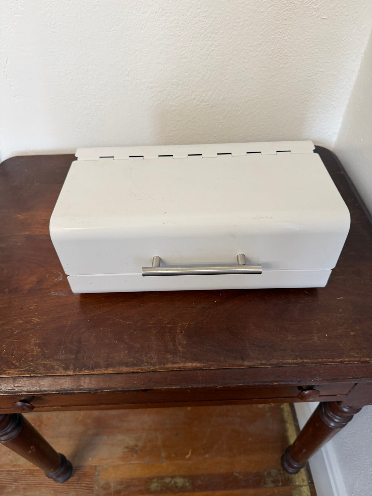 White metal countertop bread box - Will Get Makeover