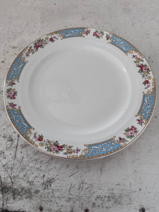 Crown Pottery Floral Plate