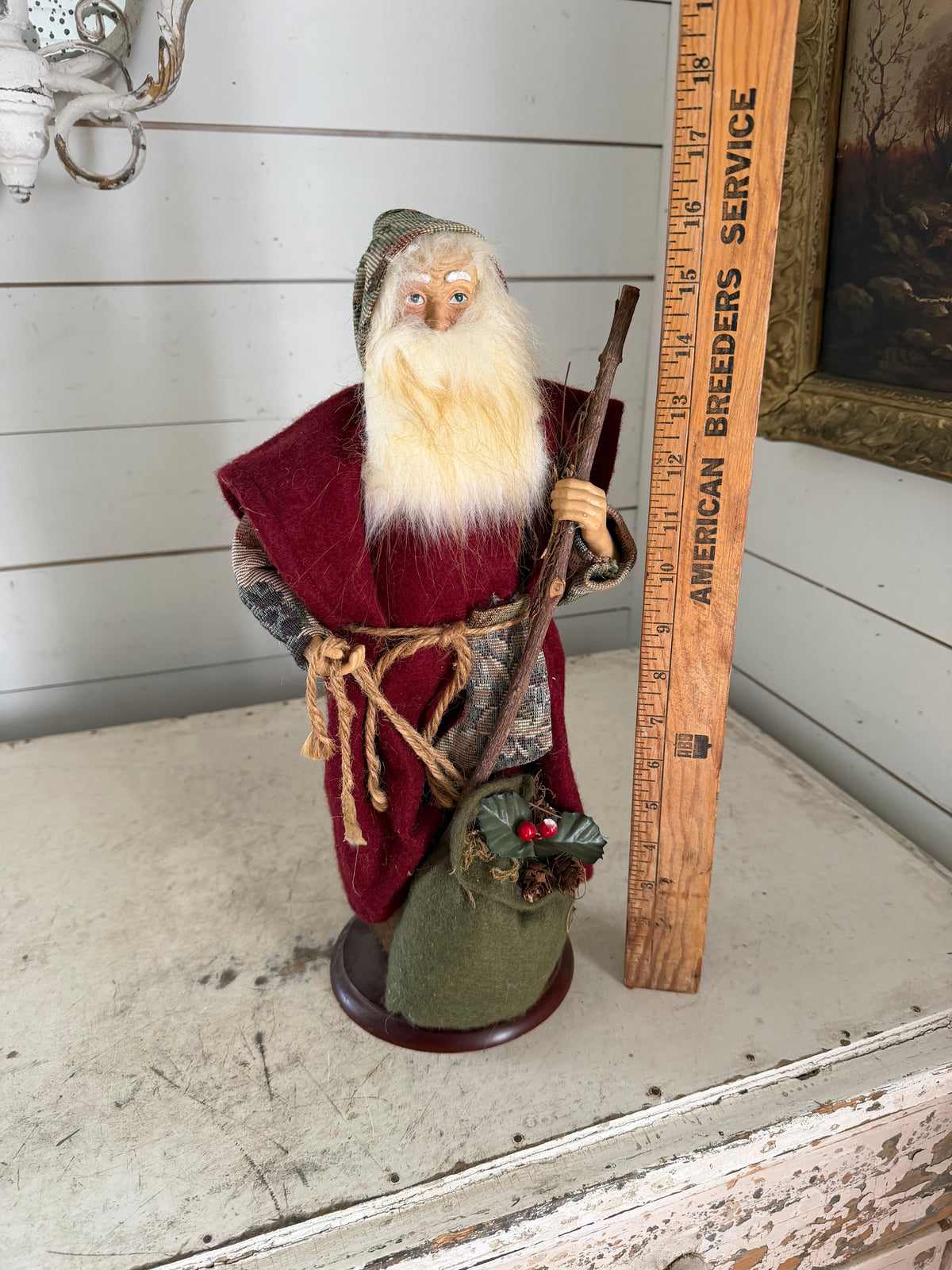 Old world style Santa Claus figurine