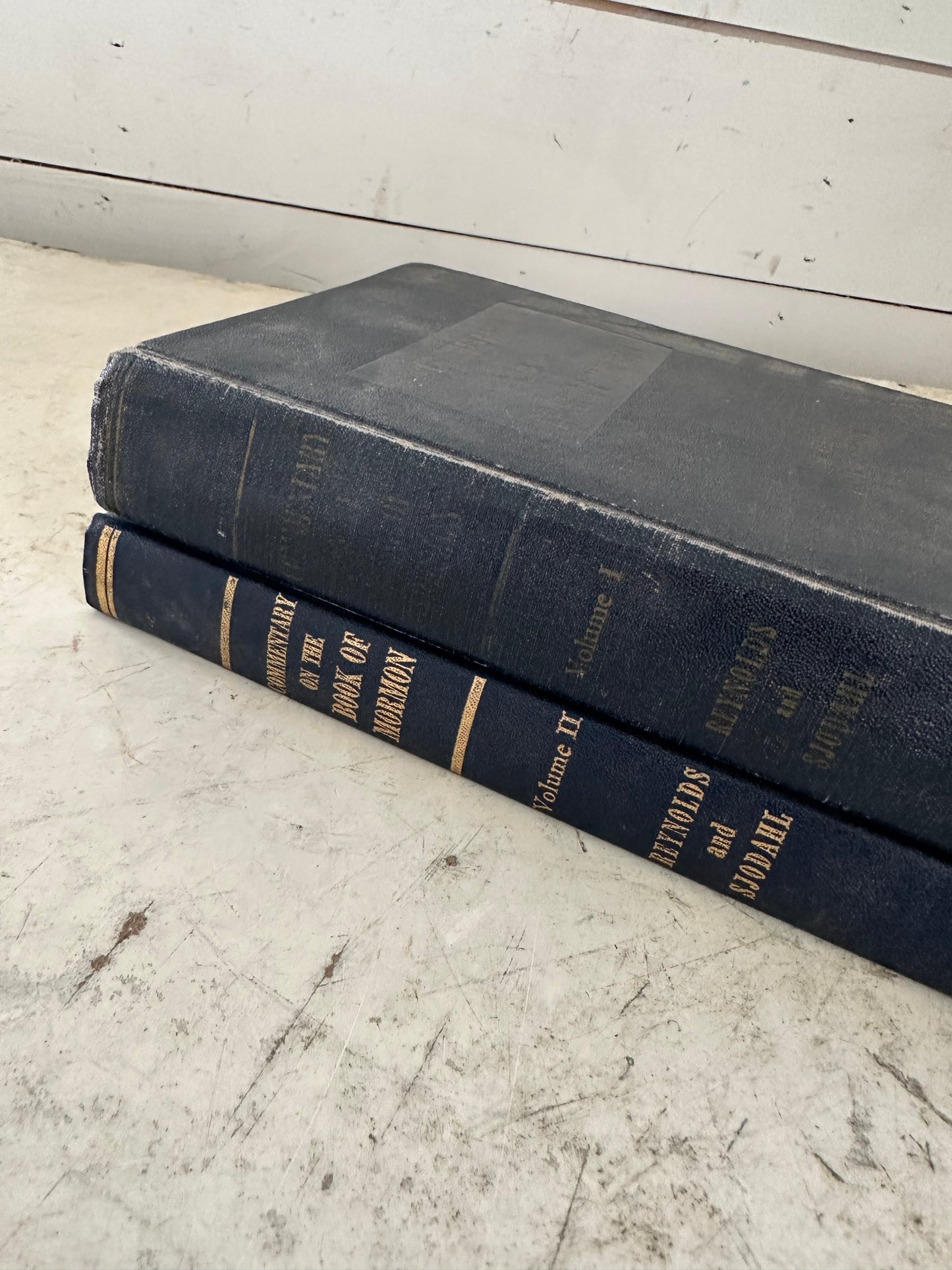 Navy Blue Book Set - Commentary on The Book of Mormon Vol 1 & 2