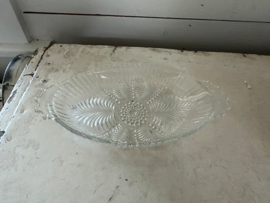 Vintage Glass Anchor Hocking Number 124 Relish Dish 1950s sold individually