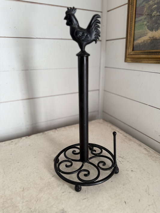 Rooster Paper Towel Holder