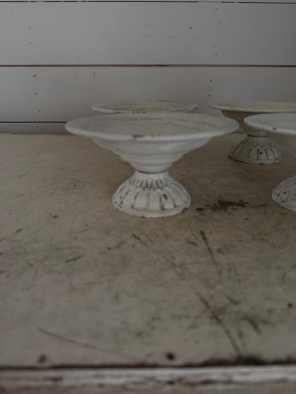 Small Metal Pedestal Bowl Sold Individually
