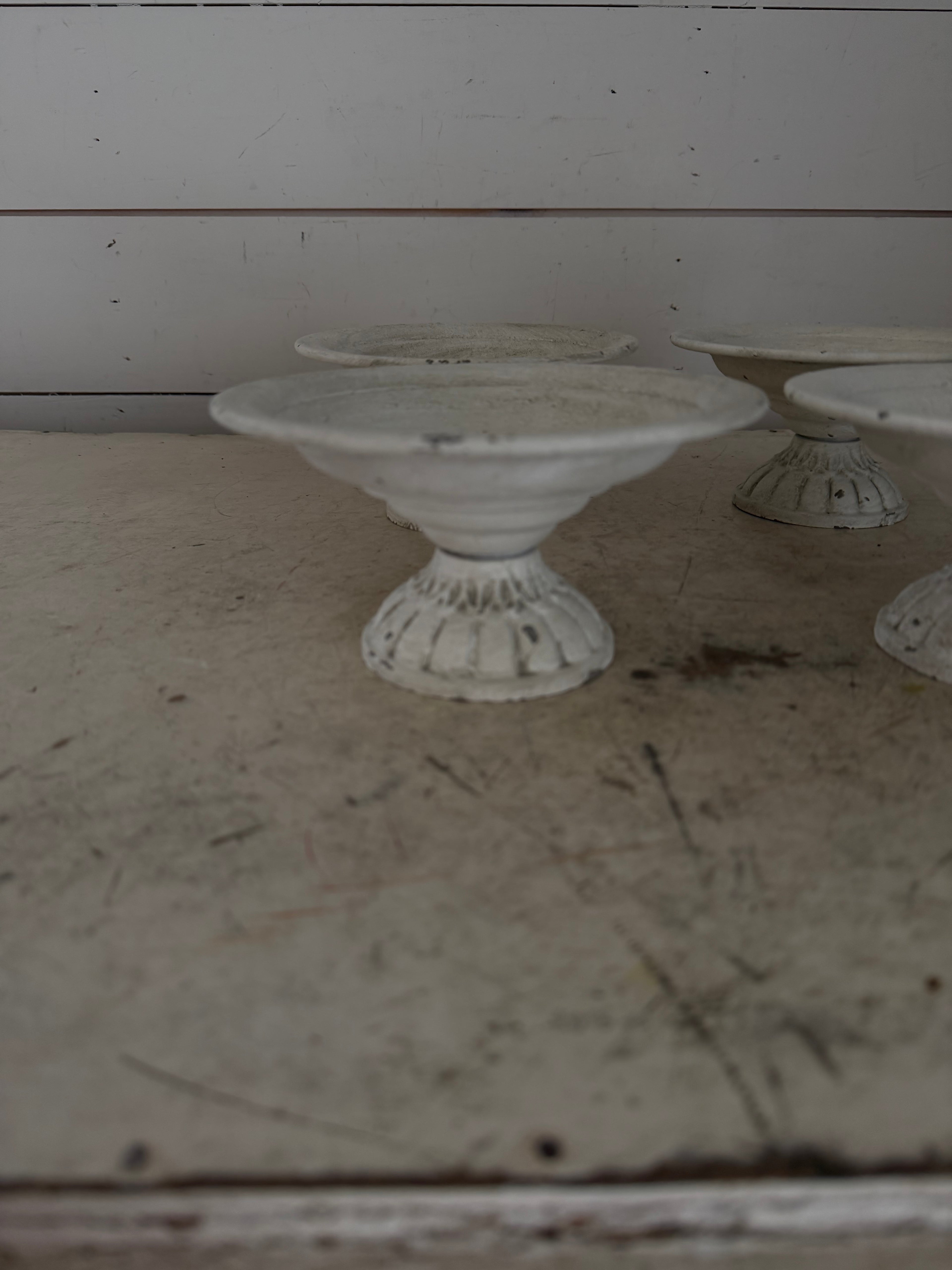 Small Metal Pedestal Bowl Sold Individually