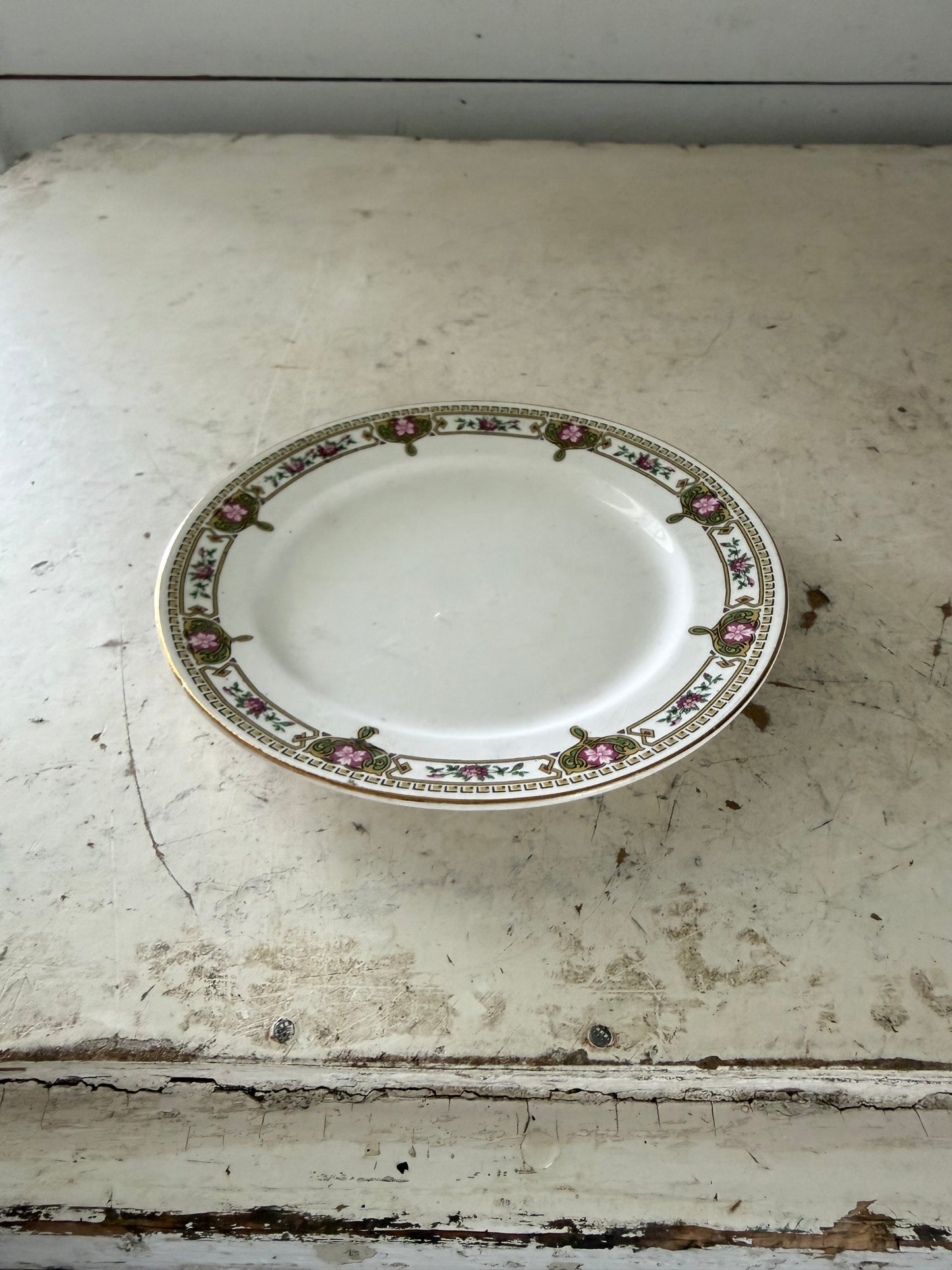 6” decorative Bread Plate - Made in USA