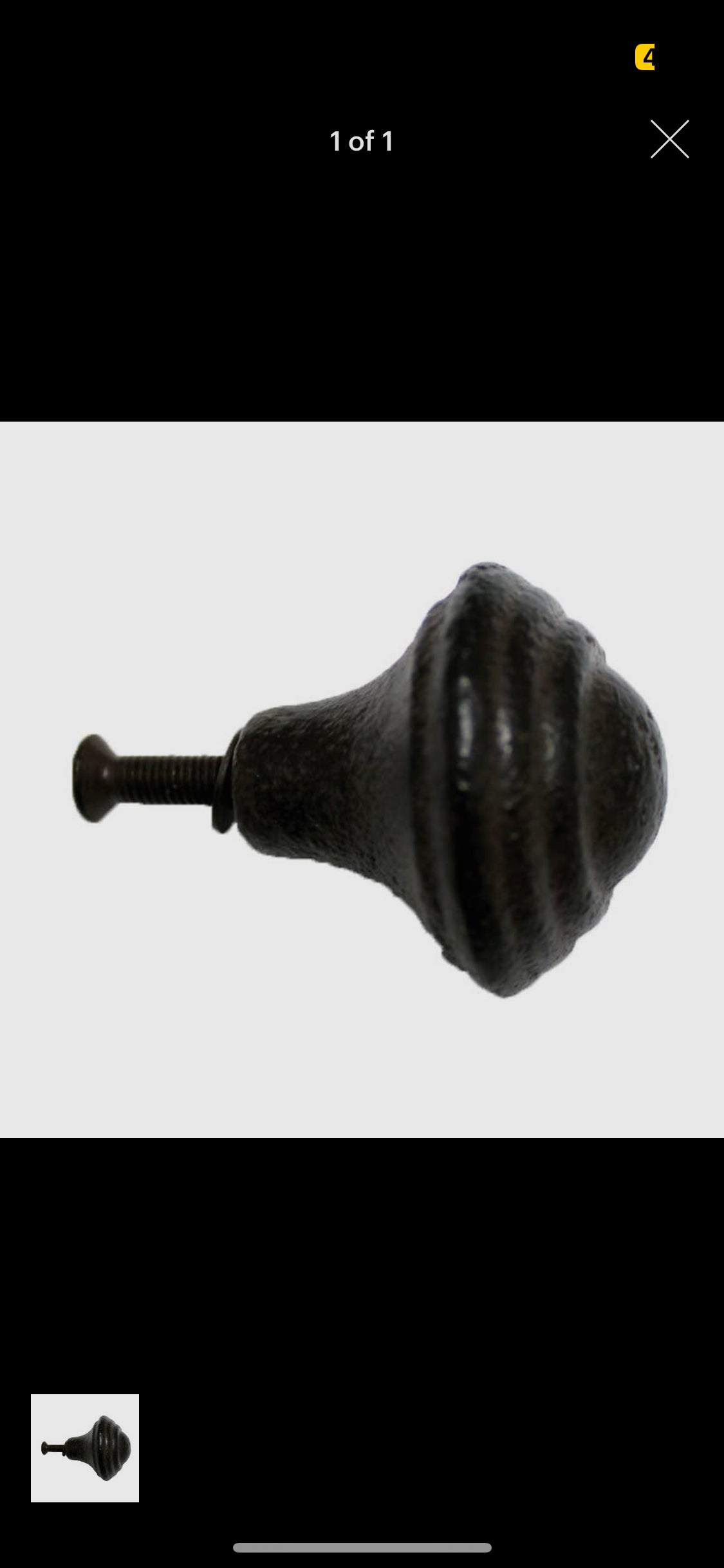 Cast Iron knob