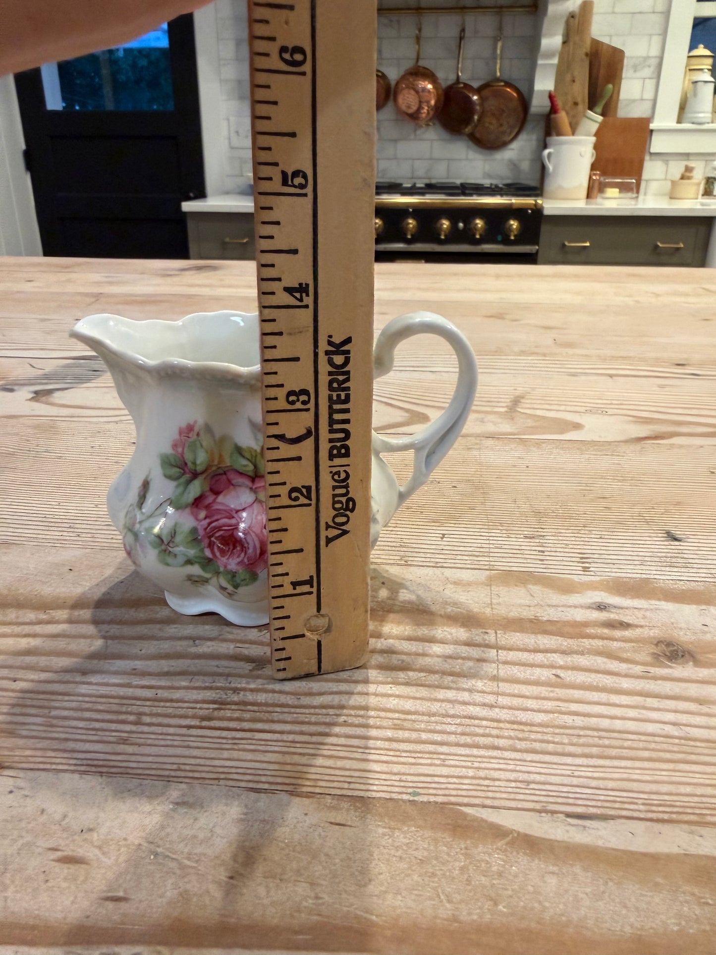 Hand-painted Bavarian creamer