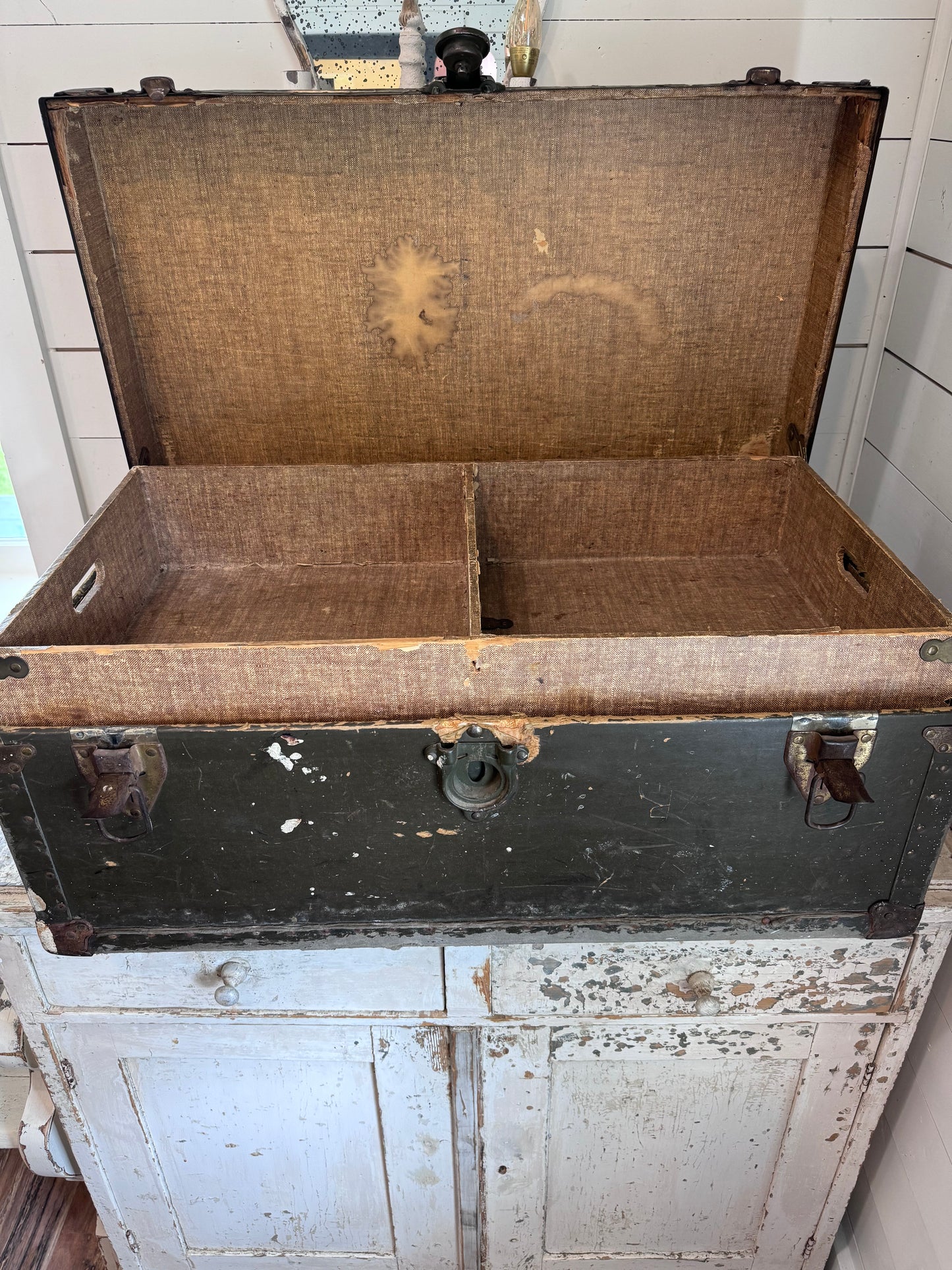 Vintage Military Style Trunk