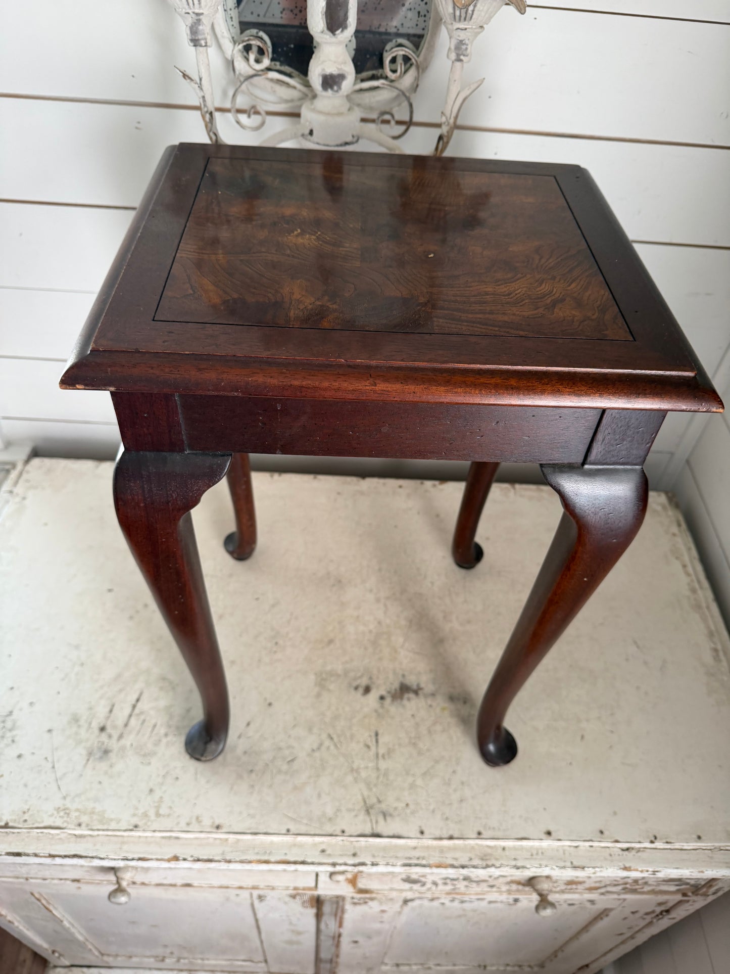 Vintage Queen Ann Style End Table - Will Get Makeover