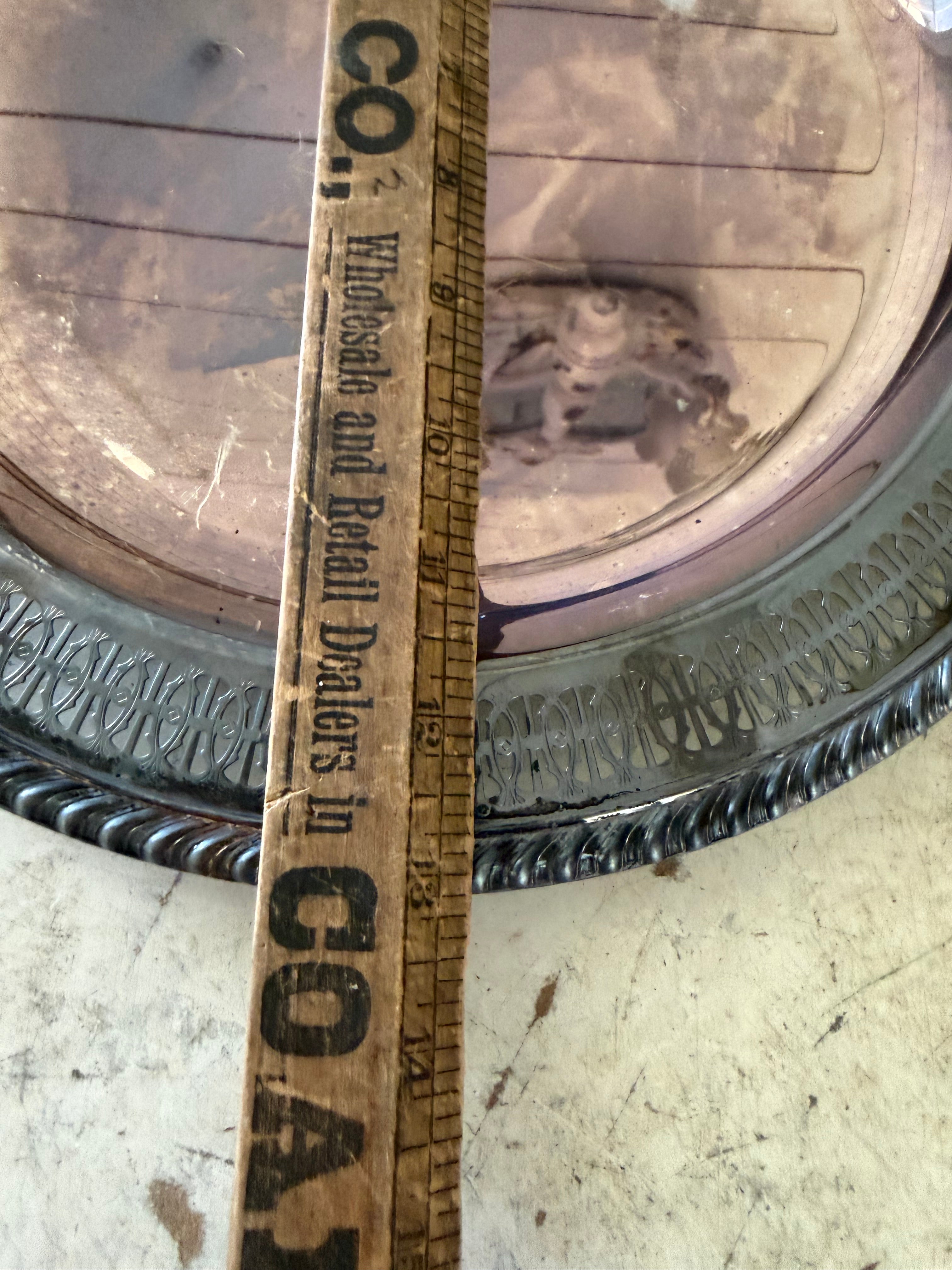 Tarnished silver platter will get makeover