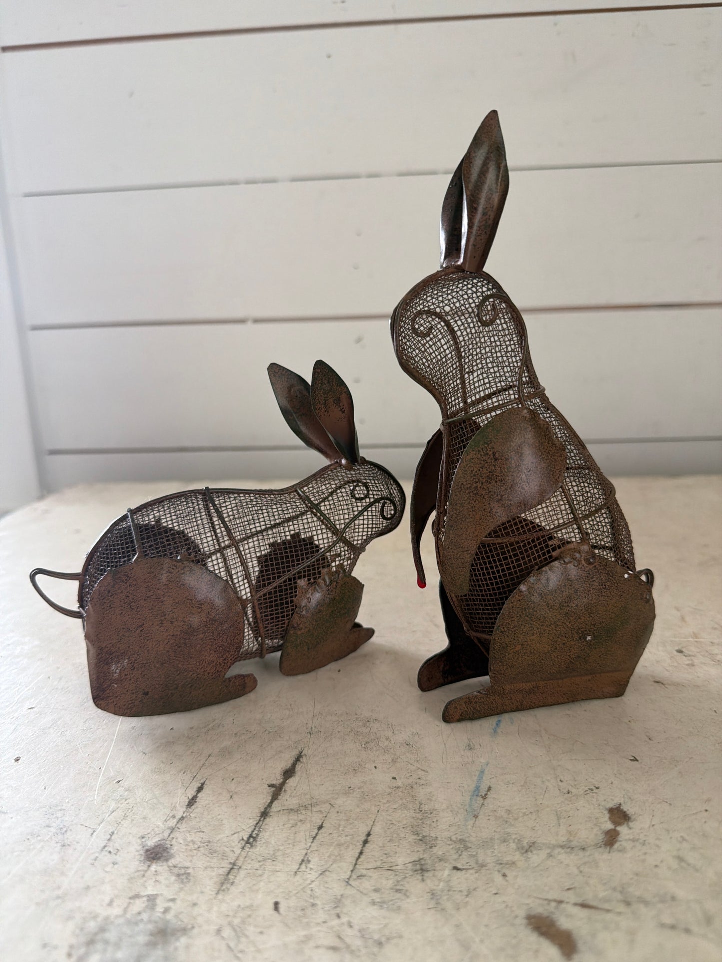Wire mesh bunny set
