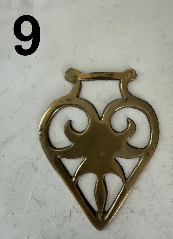 Vintage English horse brass sold individually