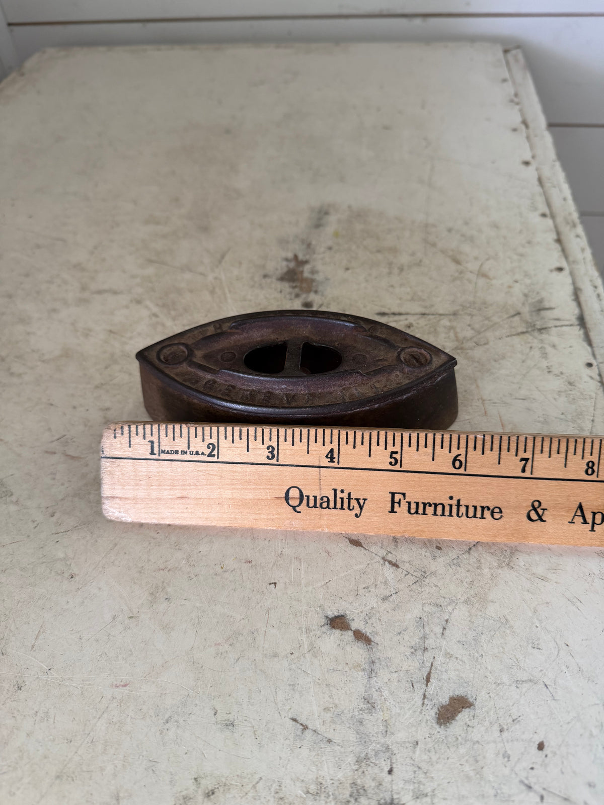 Antique Vintage Cast Iron Howell