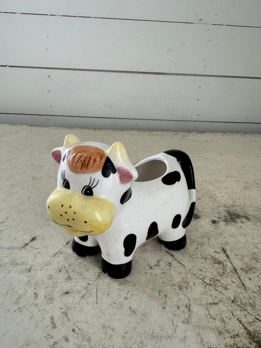 Houston Harvest Products Milk Cow Creamer Collectible Black White